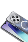 Xiaomi Redmi 14C Combo Sert Şeffaf Magsafe Kapak - Şeffaf