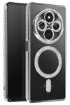 Xiaomi Redmi 14C Joke Simli Magneticsafe Kılıf - Gümüş