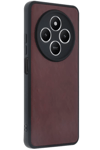 Xiaomi Redmi 14C Kılıf Aras Deri Kapak - Bordo