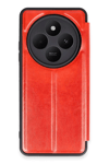 Xiaomi Redmi 14C Kılıf Flip Cover - Kırmızı