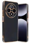 Xiaomi Redmi 14C Kılıf Volet Silikon - Siyah
