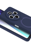 Xiaomi Redmi 14C Regal Magsafe Standlı Kapak - Lacivert