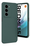 Xiaomi Redmi 15 4G Auto Focus Karbon Kapak - Koyu Yeşil