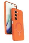 Xiaomi Redmi 15 4G Regal Magsafe Standlı Kapak - Turuncu