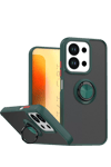 Xiaomi Redmi 15C 4G Montreal Yüzüklü Silikon Kapak - Yeşil