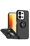 Xiaomi Redmi 15C 4G Montreal Yüzüklü Silikon Kapak - Siyah