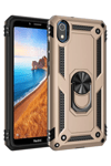Xiaomi Redmi 7A Kılıf Sofya Yüzüklü Silikon Kapak - Gold