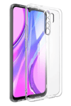 Xiaomi Redmi 9 Kılıf Lüx Şeffaf Silikon - Şeffaf