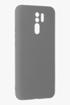 Xiaomi Redmi 9 Kılıf Nano içi Kadife Silikon - Gri