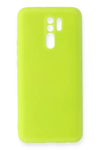 Xiaomi Redmi 9 Kılıf Nano içi Kadife Silikon - Sarı