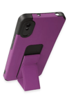 Xiaomi Redmi 9A Kılıf Mega Standlı Silikon - Mor