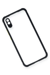 Xiaomi Redmi 9A Kılıf Miami Şeffaf Silikon - Lacivert
