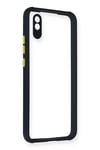 Xiaomi Redmi 9A Kılıf Miami Şeffaf Silikon - Lacivert