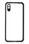 Xiaomi Redmi 9A Kılıf Miami Şeffaf Silikon - Lacivert