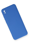 Xiaomi Redmi 9A Kılıf Nano içi Kadife Silikon - Mavi