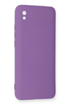 Xiaomi Redmi 9A Kılıf Nano içi Kadife Silikon - Mor