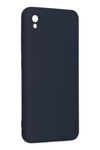 Xiaomi Redmi 9A Kılıf Nano içi Kadife Silikon - Lacivert