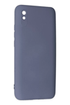Xiaomi Redmi 9A Kılıf Nano içi Kadife Silikon - Gri