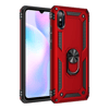 Xiaomi Redmi 9A Kılıf Sofya Yüzüklü Silikon Kapak - Kırmızı