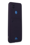 Xiaomi Redmi 9C Kılıf Kelvin Kartvizitli Silikon - Derin Mor