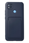 Xiaomi Redmi 9C Kılıf Kelvin Kartvizitli Silikon - Lacivert