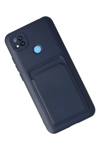 Xiaomi Redmi 9C Kılıf Kelvin Kartvizitli Silikon - Lacivert