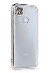 Xiaomi Redmi 9C Kılıf Lensli Silikon - Gümüş