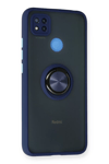 Xiaomi Redmi 9C Kılıf Montreal Yüzüklü Silikon Kapak - Lacivert