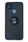 Xiaomi Redmi 9C Kılıf Montreal Yüzüklü Silikon Kapak - Lacivert