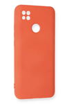 Xiaomi Redmi 9C Kılıf Nano içi Kadife Silikon - Turuncu