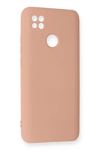 Xiaomi Redmi 9C Kılıf Nano içi Kadife Silikon - Pudra