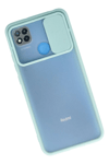 Xiaomi Redmi 9C Kılıf Palm Buzlu Kamera Sürgülü Silikon - Turkuaz