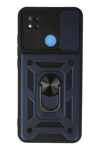 Xiaomi Redmi 9C Kılıf Pars Lens Yüzüklü Silikon - Lacivert