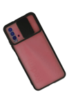 Xiaomi Redmi 9T Kılıf Palm Buzlu Kamera Sürgülü Silikon - Siyah