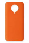 Xiaomi Redmi K30 Pro Kılıf Nano içi Kadife Silikon - Turuncu