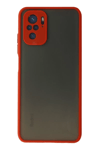 Xiaomi Redmi Note 10 Kılıf Montreal Silikon Kapak - Kırmızı