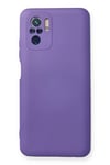 Xiaomi Redmi Note 10 Kılıf Nano içi Kadife Silikon - Mor