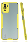 Xiaomi Redmi Note 10 Kılıf Platin Silikon - Sarı