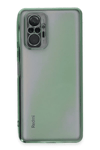 Xiaomi Redmi Note 10 Pro Kılıf Lensli Silikon - Yeşil