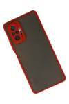 Xiaomi Redmi Note 10 Pro Kılıf Montreal Silikon Kapak - Kırmızı