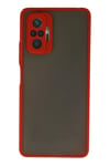 Xiaomi Redmi Note 10 Pro Kılıf Montreal Silikon Kapak - Kırmızı