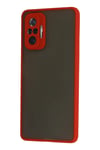 Xiaomi Redmi Note 10 Pro Kılıf Montreal Silikon Kapak - Kırmızı