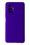 Xiaomi Redmi Note 10 Pro Kılıf Nano içi Kadife Silikon - Mor