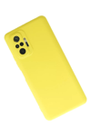 Xiaomi Redmi Note 10 Pro Kılıf Nano içi Kadife Silikon - Sarı