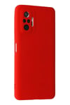 Xiaomi Redmi Note 10 Pro Kılıf Nano içi Kadife Silikon - Kırmızı