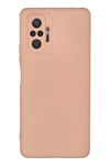 Xiaomi Redmi Note 10 Pro Kılıf Nano içi Kadife Silikon - Pudra
