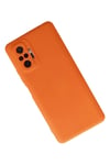 Xiaomi Redmi Note 10 Pro Kılıf Nano içi Kadife Silikon - Turuncu