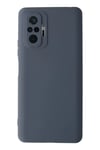 Xiaomi Redmi Note 10 Pro Kılıf Nano içi Kadife Silikon - Gri