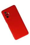 Xiaomi Redmi Note 10 Pro Kılıf Nano içi Kadife Silikon - Kırmızı