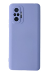 Xiaomi Redmi Note 10 Pro Kılıf Nano içi Kadife Silikon - Lila